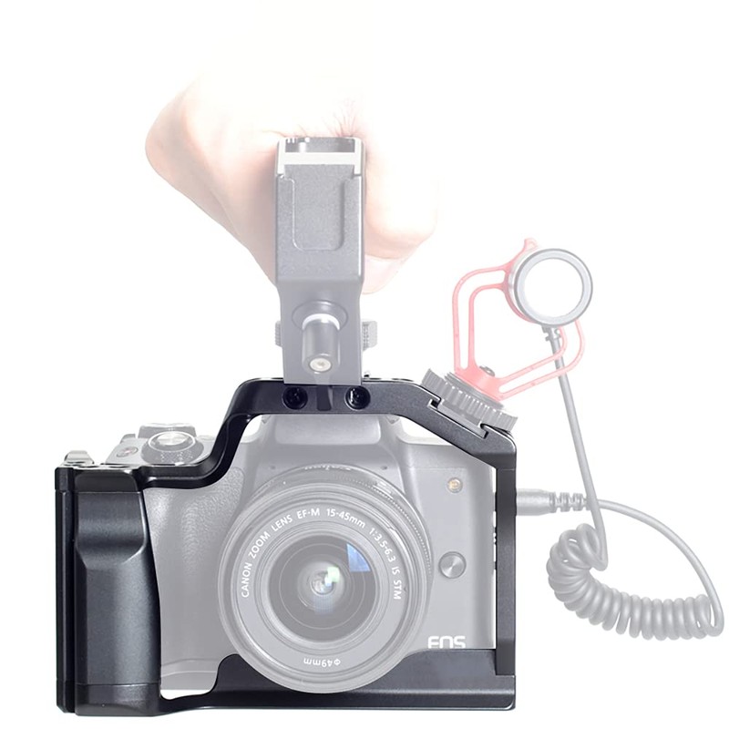 Hersmay M50 Camera Cage Video Stabilizer for Canon EOS M50II