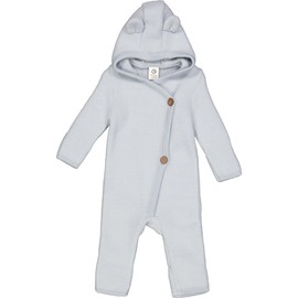 Müsli by Green Cotton Baby Boys' Woolly Fleece Suit, Jasmine Blue