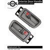 Interior Door Handles W/ Bezel (Pair), Compatible with 2000 2001
