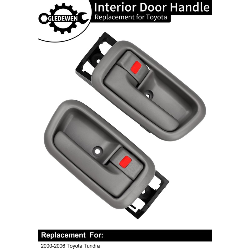Interior Door Handles W/ Bezel (Pair), Compatible with 2000 2001