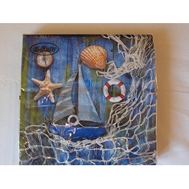 Unbekannt Serviette ti-Flair Motiv : Coastel Memories - Maritim - 20 Servietten pro Packung