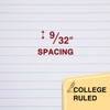 Oucaru Composition Notebook 6 Pack College Ruled, Brown Cover Notebooks