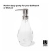 Umbra Droplet Soap Pump, Clear