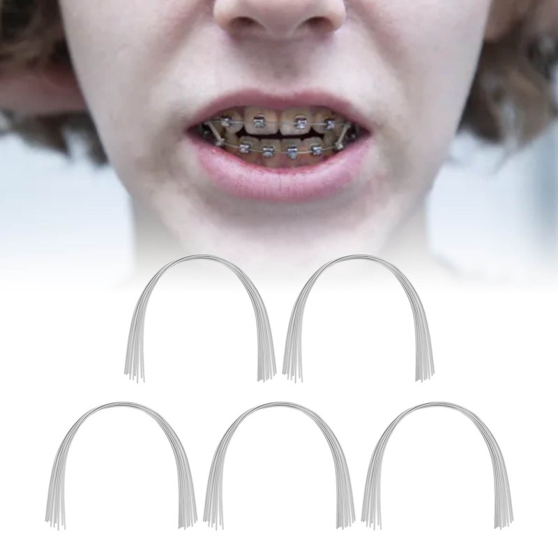 50PCS 0.017x0.022in Nickel Titanium Ortho Orthodontic Arch Wire Dental Wire