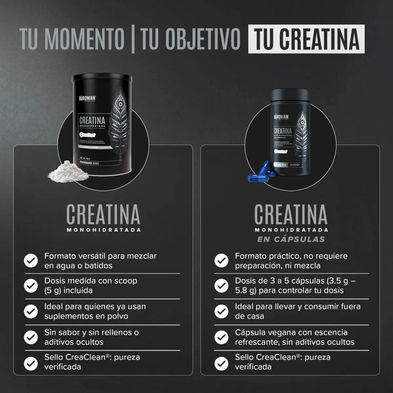 Birdman Performance Creatina Monohidratada Polvo
