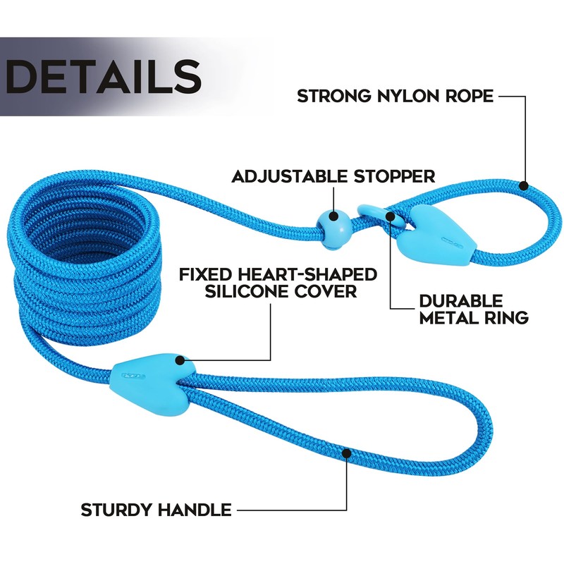 Slip Lead Dog Leash Slip Lead 6 FT Dog Training