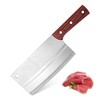 TJ POP Chinese Chef Cleaver, 7.5 Inch Stainless Steel Knife