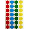Agipa Pack of 140 Labels Marking Stickers Assorted Round 15 mm Transparent