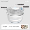 Subbuteo Electric Salad Spinner 4Qt – Rechargeable Lettuce Washer &