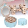 Jewelry Box PU Portable Multi Functional Jewelry Ring Earrings Storage