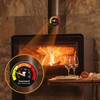 Stove Thermometer, Magnetic Log Burner Thermometer, Log Burner Accessories, Fireplace
