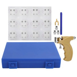 Ear Piercing Kit, Ear Piercing Gun Set, Ear piercing painless ear piercer ear piercing gun ear piercing gun ear bone nail piercing gun ear stud gun, for Salon Home Use