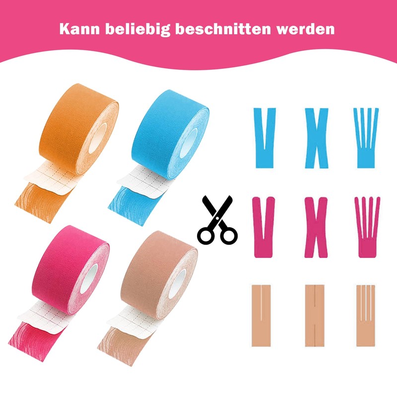 EUDUQ Face Lifting Tape, Pack of 4 Face Tape Against