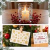 ZEYIYER 6Sheets Snowflake Stickers, Christmas Snow Flake Stickers for Craft