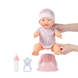 Mother Love Potty Training Doll,15 Inches Interactive Baby Doll, Baby Doll that Pees with Drinking,Baby Dolls that cry,with Feeding Toy, for 3+ Year Old Girls and Boys Gifts, Pretend Play