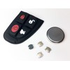 Automobile Locksmith DIY Repair kit - for Jaguar 4 button remote key fob refurbishment