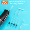 SEAGO Water Dental Flosser Cordless for Teeth, 5 Modes and