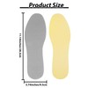 Comfort Breathable Thin Shoe Inserts Men, Cuttable and Washable Carbon