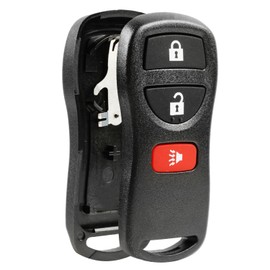 Key Fob Keyless Entry Remote Shell Case & Pad fits Nissan & Infiniti