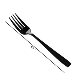 Uumitty Set of 12 Pieces Stainless Steel Dessert Forks, Small Fork for Dessert, Pastry, Fruit, Salad