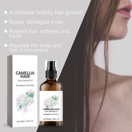 Camellia Hair Oil Double Pack, Organic Camellia Oil 100% Natural Pure, Multifunctional, Moisturising Hair Oil, Hair Oil for Dry Hair, for Hair