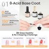 Modelones Base Coat Top Coat and Nail Primer Set, 3