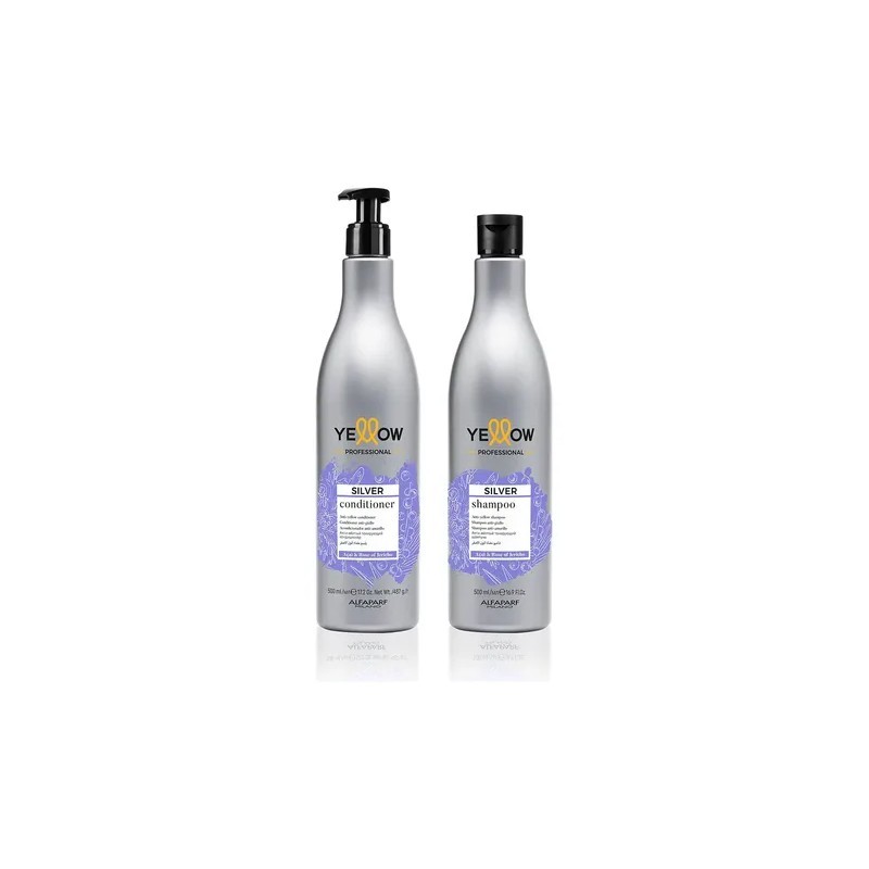 Yellow Silver Shampoo 500 Ml + Acondicionador 500 Ml