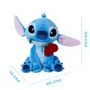 Lilo & Stitch Pluche - Met Roos - 25 cm