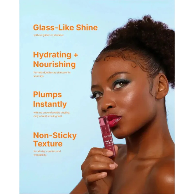 Brillo Labial Maxi Pout Lip Gloss Moira Cosmetics Vitamina E