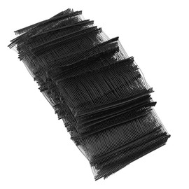 10000 piezas Etiquetas estándar para precio ropa, Ropa Etiqueta de precio Etiqueta Etiquetado Púas Cerraduras de bucle Pasadores de fijación para colgar etiquetas(Negro 50mm)