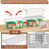 ANJUBAN Enhanced Leak-Proof Bottom - Freezer Organizer Bins ，4 Pack
