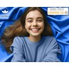 Sesto Senso Fitted Sheet 160 x 200 cm Light Blue