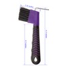 4Pcs Horse Hoof Pick Brushes, with Soft Touch Rubber Handle