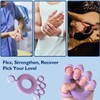 TARSHYRY Grip Strength Trainer, Finger Exerciser, Silicone Finger Extension Exerciser,
