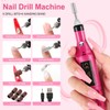 58PCS Acrylic Nail Kit for Beginners with Everything, 3 Colors