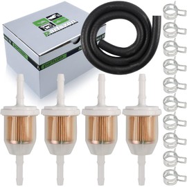 partszen Fuel Filter for Kohler 25 050 22-s 08-s 03-s for JD Am116304 Gy20709 Gravely 21541500 21410800 Replace for JD Toro/Wheel Horse for Kohler7 1-5960 with Clamps