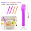 30 Pcs Color Changing Ice Cream Spoons, 5 Inch Temperature