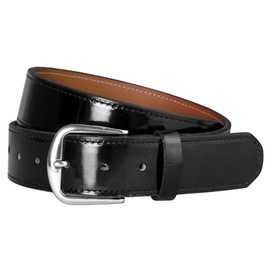 CHAMPRO Patent Leather Belt; Adult; Black, Adult Large (A068BL)