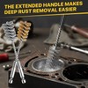 Lainballow 16 Pcs Bore Brush Set, 304 Stainless Steel&Brass Wire
