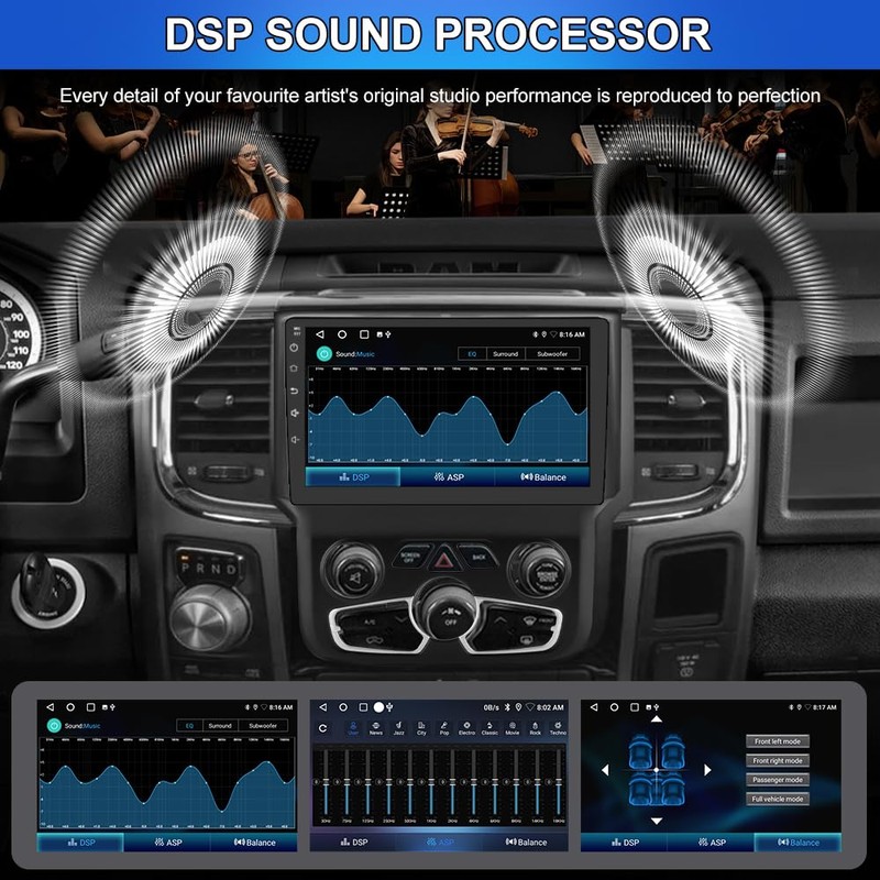 Android 13 Car Radio Stereo for Dodge Ram 2013-2019 1500