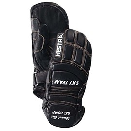 Hestra RSL Comp Vertical Cut Unisex Mitt I Windproof, Insulated Mitts for Alpine Racing - Black - 11