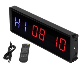 Count Down/Up Clock Stopwatch LED Interval Timer Fitness Workout Count Down/Up Clock Stopwatch for Home Fitness Training Bookmark