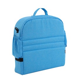 Folding Travel Cot, Baby Portable Travel Cot Zipper Large Capacity for The Outside (Blue)