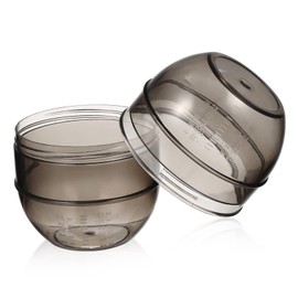 VICASKY Hair Dye Shaker Bowl Double Scale Salon Mixing Cup Non-Slip Sturdy Plastic Easy Cleaning Hair Coloring Bowl