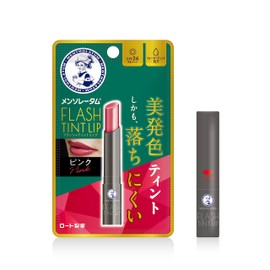 Mentholatum SPF26 SPF 26 Flash Tint Trip, Pink, 0.07 oz (2 g) (6 Types of Oils, Highly Moisturizing, Beautiful Coloring, Anti-Falling, UV Protection)