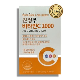 진정주 비타민C1000 피로개선 면역증진 순수비타민 진약사몰 1100mg X 100정 Jinjungju Vitamin C 1000 Fatigue Improvement Immune Enhancement Pure Vitamin Juyaksamall 1100mg X 100 Tablets