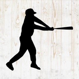 Baseball Wall Decals - Baseball Wall Stickers - Baseball Stitch Ball Helmet Player Team Glove Bat - Baseball Room Decor for Boys Room - Laptop Water Bottle Car Window Decals DWSV5021