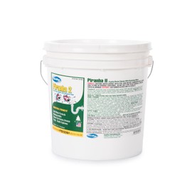 ComStar Piranha - Crystal Flakes, Non-Acid Drain Cleaner That Dissolves Grease, Hair & Root Growth in Sewer Lines Instantly, Made in USA, 17 Pounds (30-601)