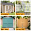24" Cane Bolt for Gates, Heavy Duty Gate Drop Rod