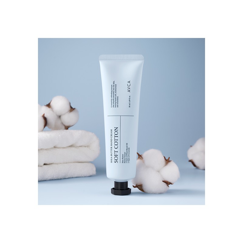 Abka Shea Butter Hand Cream 50ml 3 packs - powdery